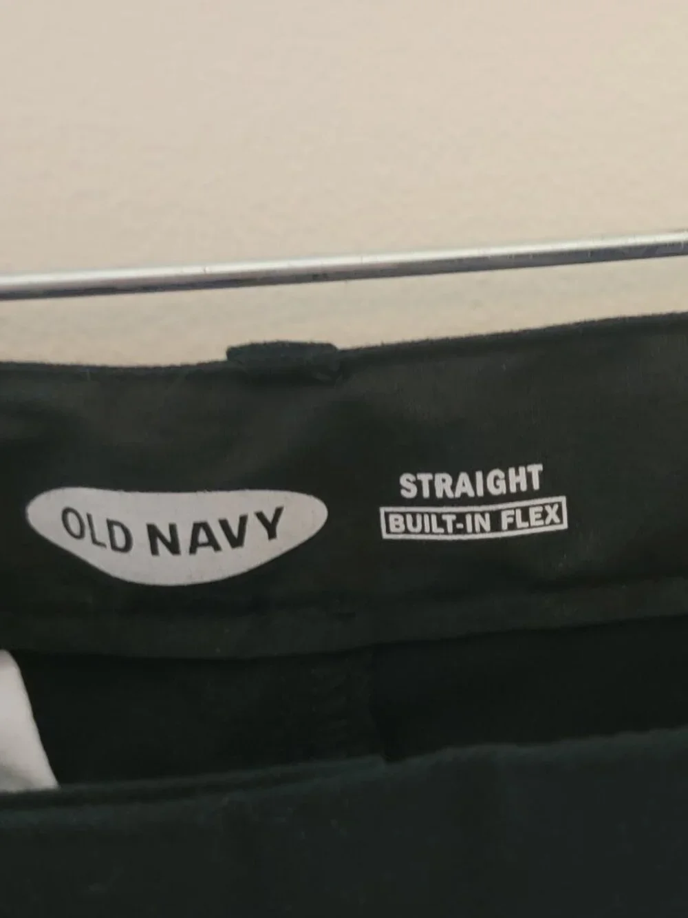 NEW Old Navy Straight Leg Built-In Flex Uniform Chinos Black Boys Size 16